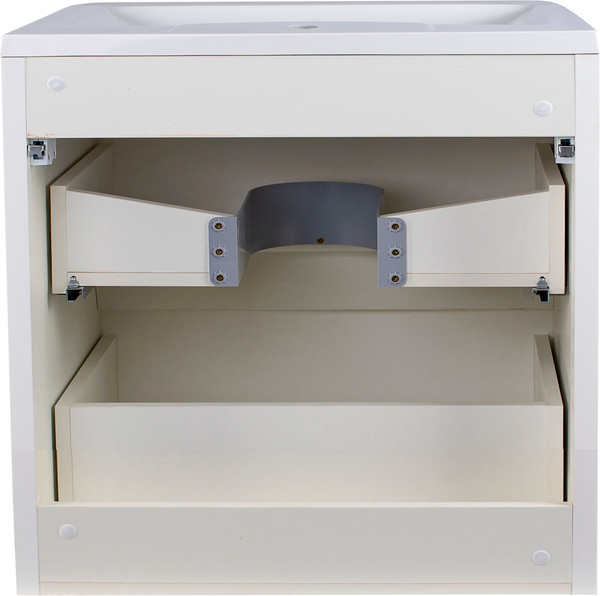 Изображение товара Тумба под умывальник Symbolite Атлантика 60 Люкс Plus (подвесная, белый)