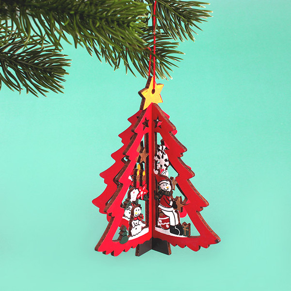 Изображение товара Елочная игрушка Darvish Ассорти 3D / DV-C-228 (красный)