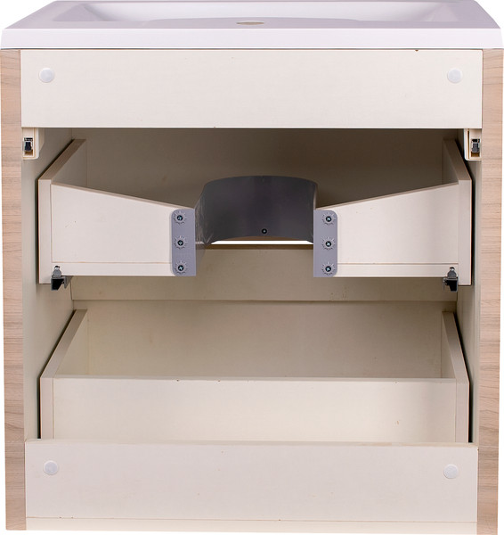 Изображение товара Тумба под умывальник Symbolite Атлантика 60 Люкс Plus (подвесная, ясень перламутр)