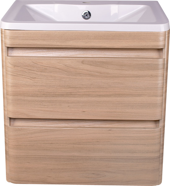 Изображение товара Тумба под умывальник Symbolite Атлантика 60 Люкс Plus (подвесная, ясень перламутр)