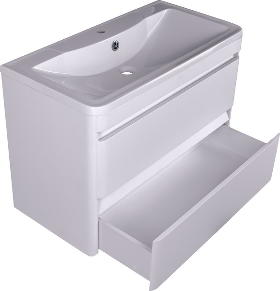 Изображение товара Тумба под умывальник Symbolite Атлантика 90 Люкс Plus (подвесная, белый)