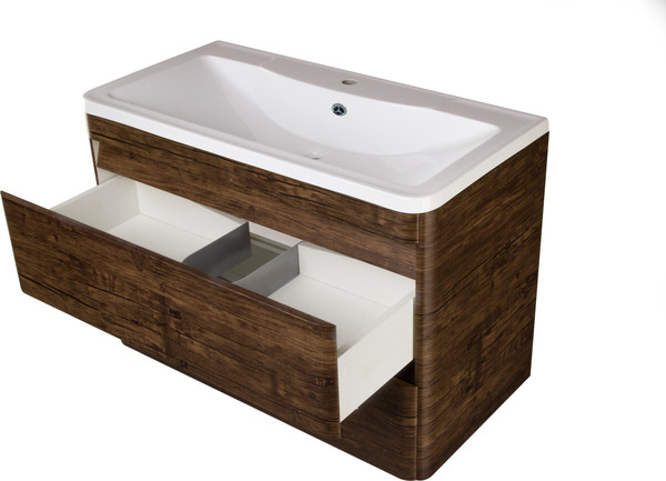 Изображение товара Тумба под умывальник Symbolite Атлантика 90 Люкс Plus (подвесная, старое дерево)