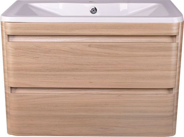 Изображение товара Тумба под умывальник Symbolite Атлантика 90 Люкс Plus (подвесная, ясень перламутр)