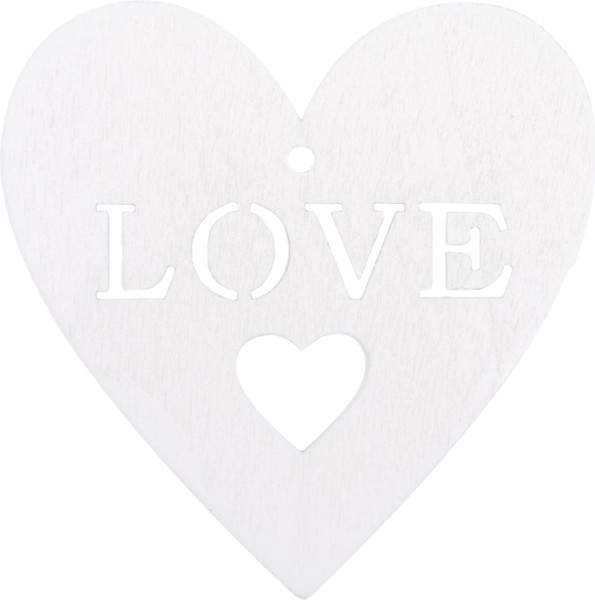 Изображение товара Набор елочных игрушек Darvish Сердечки / DV-H-1790 (6шт)