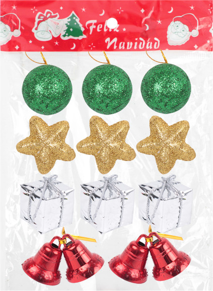 Изображение товара Набор елочных игрушек Darvish Ассорти / DV-C-200 (11шт)