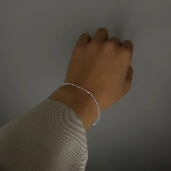 Изображение товара Браслет Wolves Циркон 5608 (белый)