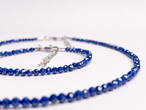 Изображение товара Браслет Wolves Циркон 5676 (синий)