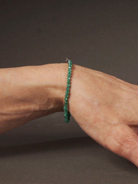 Изображение товара Браслет Wolves Циркон 5710 (зеленый)