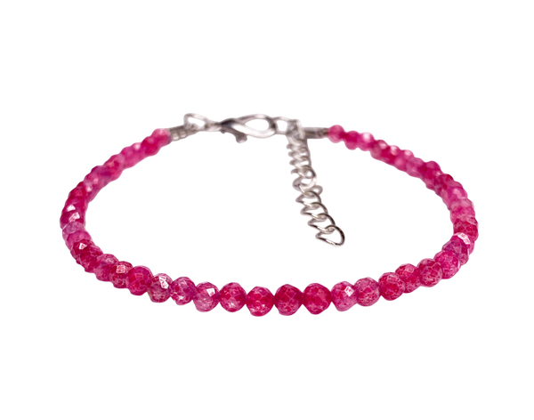 Изображение товара Браслет Wolves Циркон 5744 (красный)