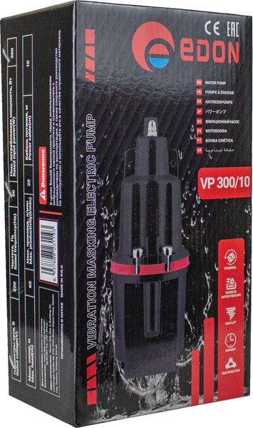 Изображение товара Вибрационный насос Edon VP 300/10D (24688)