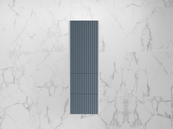 Изображение товара Шкаф-полупенал для ванной Symbolite Стокгольм 36 2 ящика (графит софт)