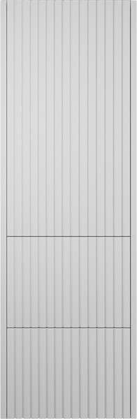 Изображение товара Шкаф-полупенал для ванной Symbolite Стокгольм 36 2 ящика (белый рифленый софт)