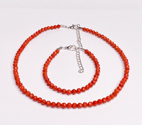 Изображение товара Браслет Wolves Коралл 5948 (красный)