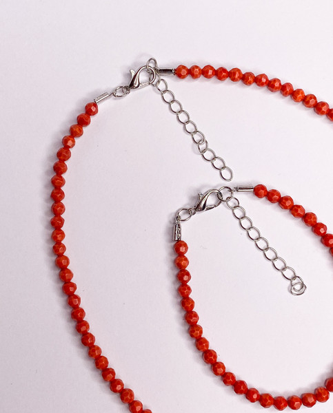 Изображение товара Браслет Wolves Коралл 5948 (красный)