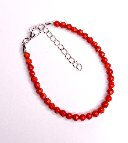 Изображение товара Браслет Wolves Коралл 5948 (красный)