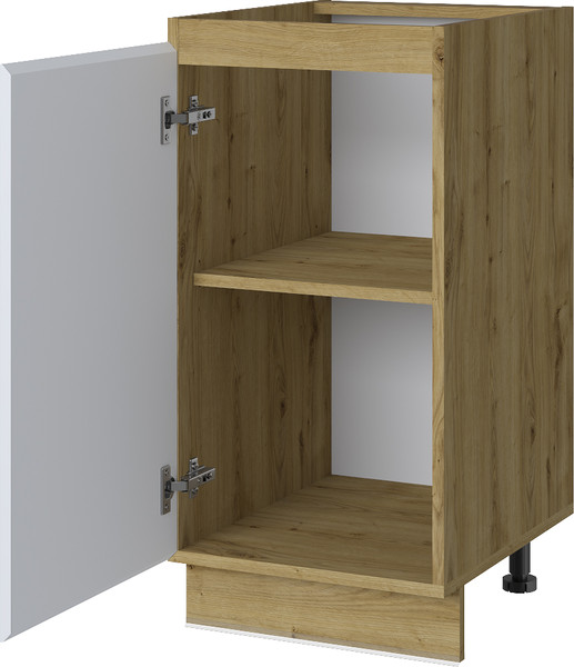 Изображение товара Шкаф-стол кухонный Anrex Set plus 1D/40 (дуб наварра/белый)