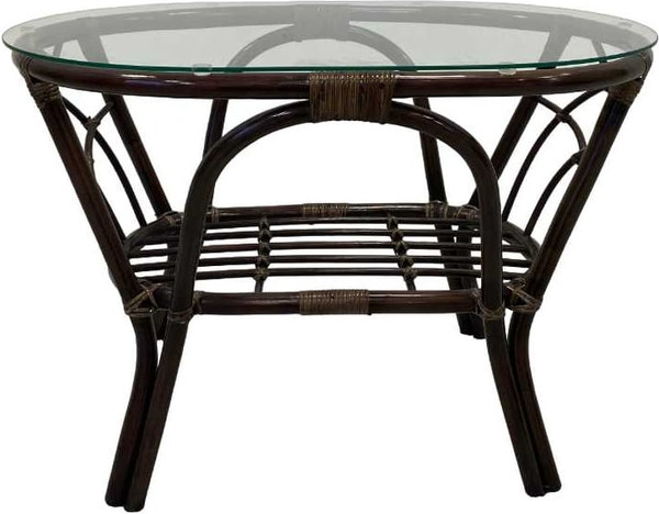 Изображение товара Кофейный столик садовый Мебель Солнца Багама 01/17 овальный (венге)