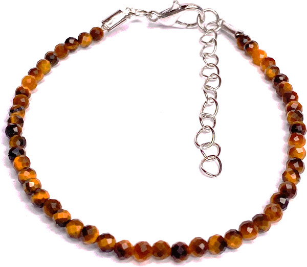 Изображение товара Браслет на ногу Wolves Тигровый глаз 5542 (р.23-28)