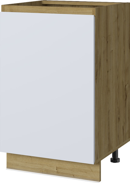 Изображение товара Шкаф-стол кухонный Anrex Set plus 1D/50 (дуб наварра/белый)