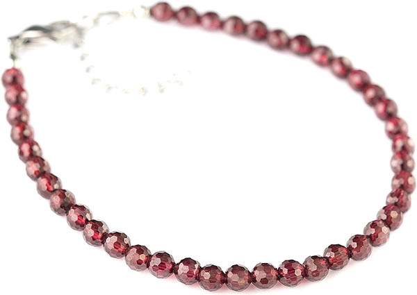 Изображение товара Браслет на ногу Wolves Гранат 5916 (р.23-28)