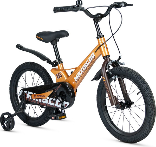 Изображение товара Детский велосипед Maxiscoo Space Стандарт 16 2025 / MSC-S1644 (оранжевый топаз)