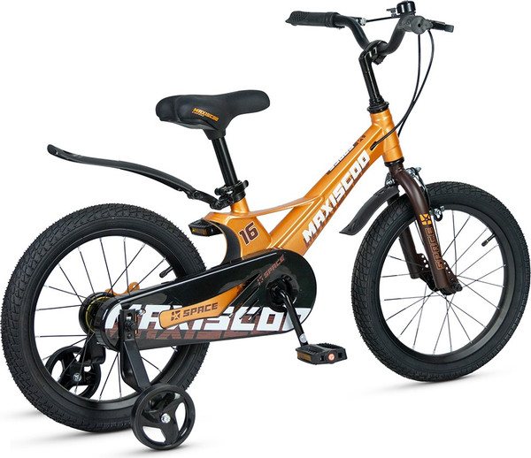 Изображение товара Детский велосипед Maxiscoo Space Стандарт 16 2025 / MSC-S1644 (оранжевый топаз, разобранный, в коробке)