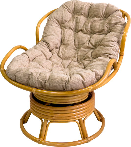 Изображение товара Кресло садовое Мебель Солнца Папасан Челси вращающийся 23/03В (медный)