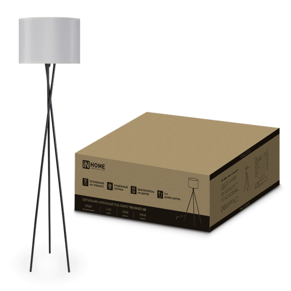 Изображение товара Торшер INhome ТНО 04-Е27-GB / 4690612059570