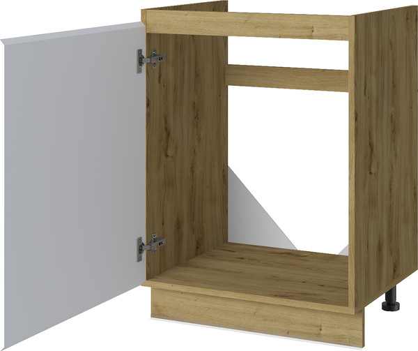 Изображение товара Шкаф под мойку Anrex Set plus 1D/60 (дуб наварра/белый)