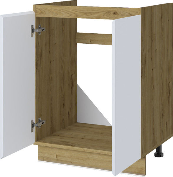 Изображение товара Шкаф под мойку Anrex Set plus 2D/60 (дуб наварра/белый)