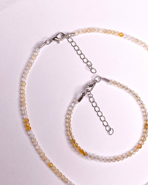 Изображение товара Браслет на ногу Wolves Цитрин 6188 (р.23-28)