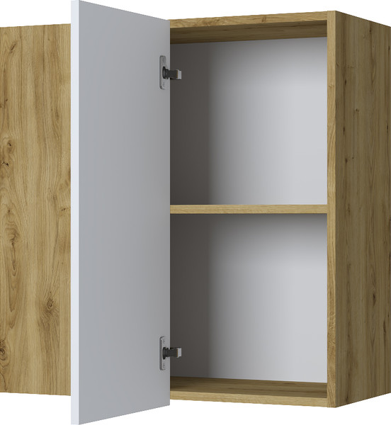 Изображение товара Шкаф навесной для кухни Anrex Set plus угловой 1D/70 (дуб наварра/белый)