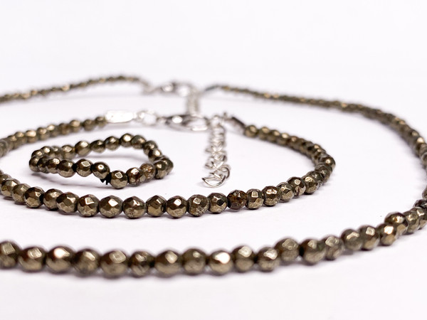 Изображение товара Браслет на ногу Wolves Пирит 6358 (р.23-28)