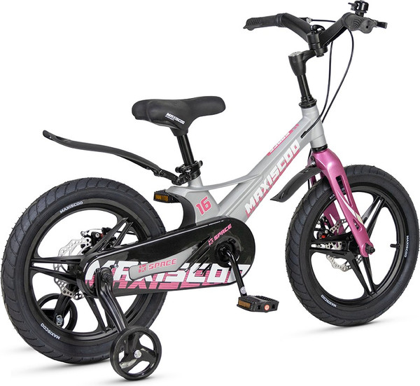 Изображение товара Детский велосипед Maxiscoo Space Deluxe 16 2025 / MSC-S1643D (серый жемчуг)
