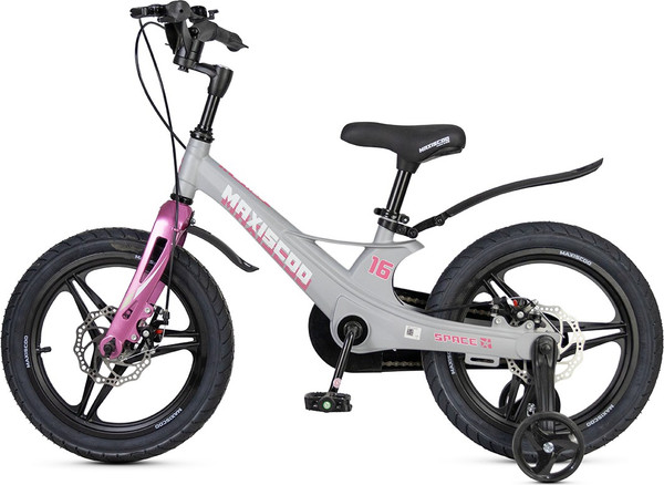 Изображение товара Детский велосипед Maxiscoo Space Deluxe 16 2025 / MSC-S1643D (серый жемчуг)