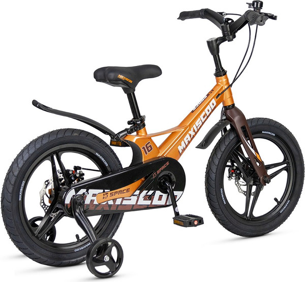 Изображение товара Детский велосипед Maxiscoo Space Deluxe 16 2025 / MSC-S1644D (оранжевый топаз)