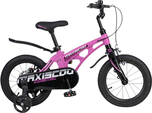Изображение товара Детский велосипед Maxiscoo Cosmic Стандарт Плюс 14 2025 / MSC-C1443 (розовый матовый, разобранный, в коробке)
