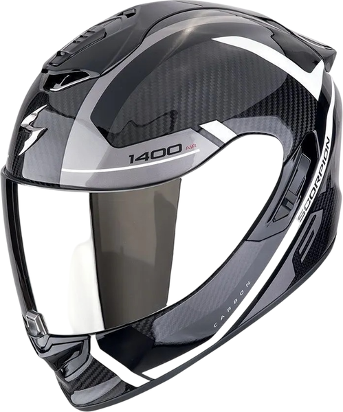 Изображение товара Мотошлем Scorpion Exo Exo-1400 Evo II Carbon Air Enko (р. S, карбон/серебристый/белый)
