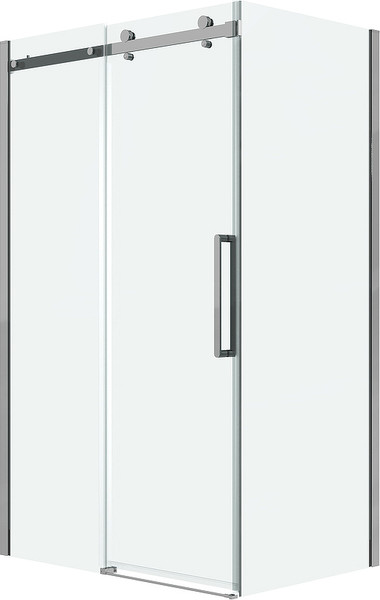 Изображение товара Душевая стенка Grossman Classic 100х195 / 200.K33.04.100.10.00 (хром/стекло прозрачное)