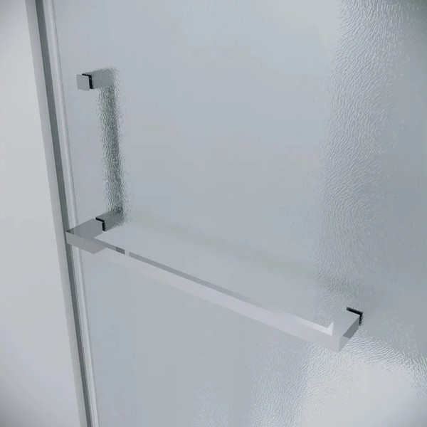 Изображение товара Душевая стенка Grossman Pragma 100х195 / 200.K33.03.100.10.02 (хром/стекло шиншилла)