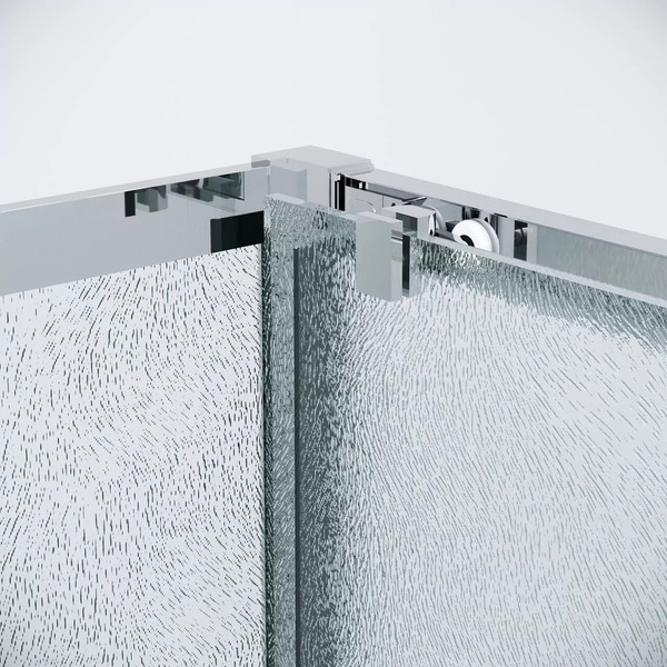 Изображение товара Душевая стенка Grossman Cosmo 100х195 / 200.K33.02.100.10.02 (хром/стекло шиншилла)