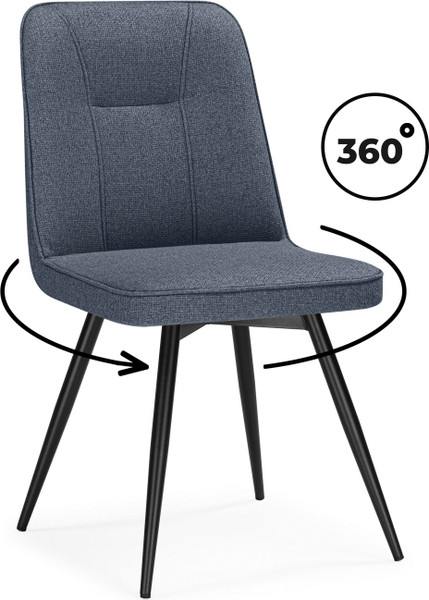 Изображение товара Стул Woodville Texas 3 поворотный / 15888 (синий/черный)