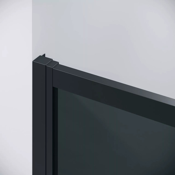 Изображение товара Душевая стенка Grossman Cosmo 100х195 / 200.K33.02.100.21.10 (черный матовый/стекло тонированное)