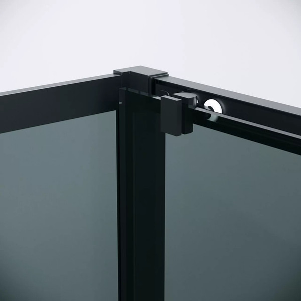 Изображение товара Душевая стенка Grossman Cosmo 100х195 / 200.K33.02.100.21.10 (черный матовый/стекло тонированное)