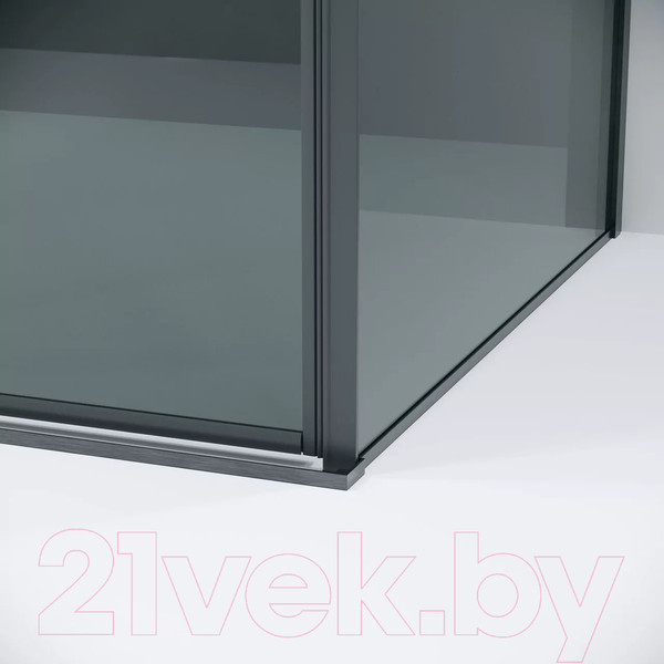 Изображение товара Душевая стенка Grossman Galaxy 100х195 / 200.K33.01.100.42.10 (графит сатин/стекло тонированное)