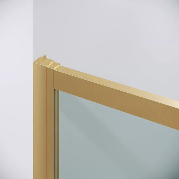 Изображение товара Душевая стенка Grossman Cosmo 100х195 / 200.K33.02.100.32.00 (золото сатин/стекло прозрачное)