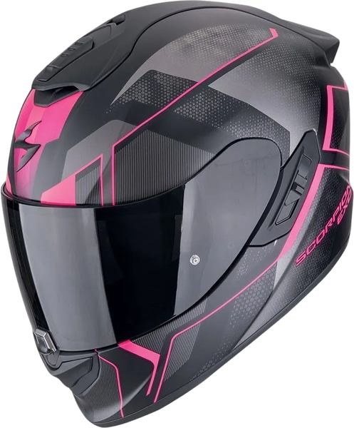 Изображение товара Мотошлем Scorpion Exo Exo-1400 Evo II Intensio (р. S, черный матовый/розовый/серый)