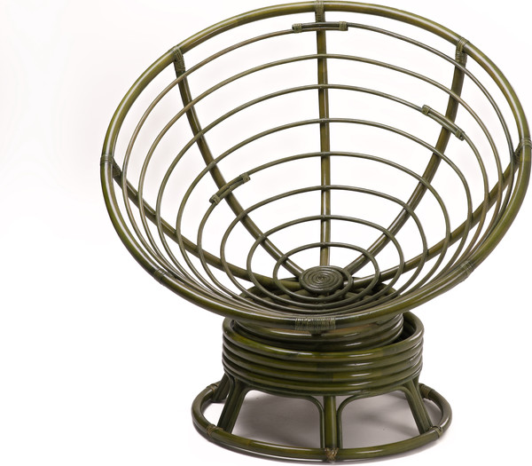 Изображение товара Кресло садовое Мебель Солнца Папасан вращающийся 23/01В (олива/бежевый)