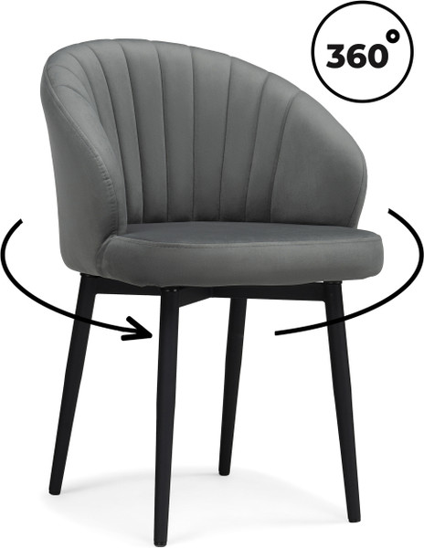 Изображение товара Стул Woodville Бэнбу крутящийся MR-11 / 586772 (черный)