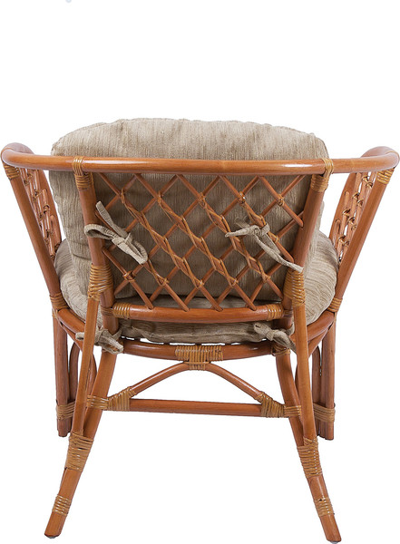 Изображение товара Кресло садовое Мебель Солнца Багама 01/17В (коньяк/бежевый)